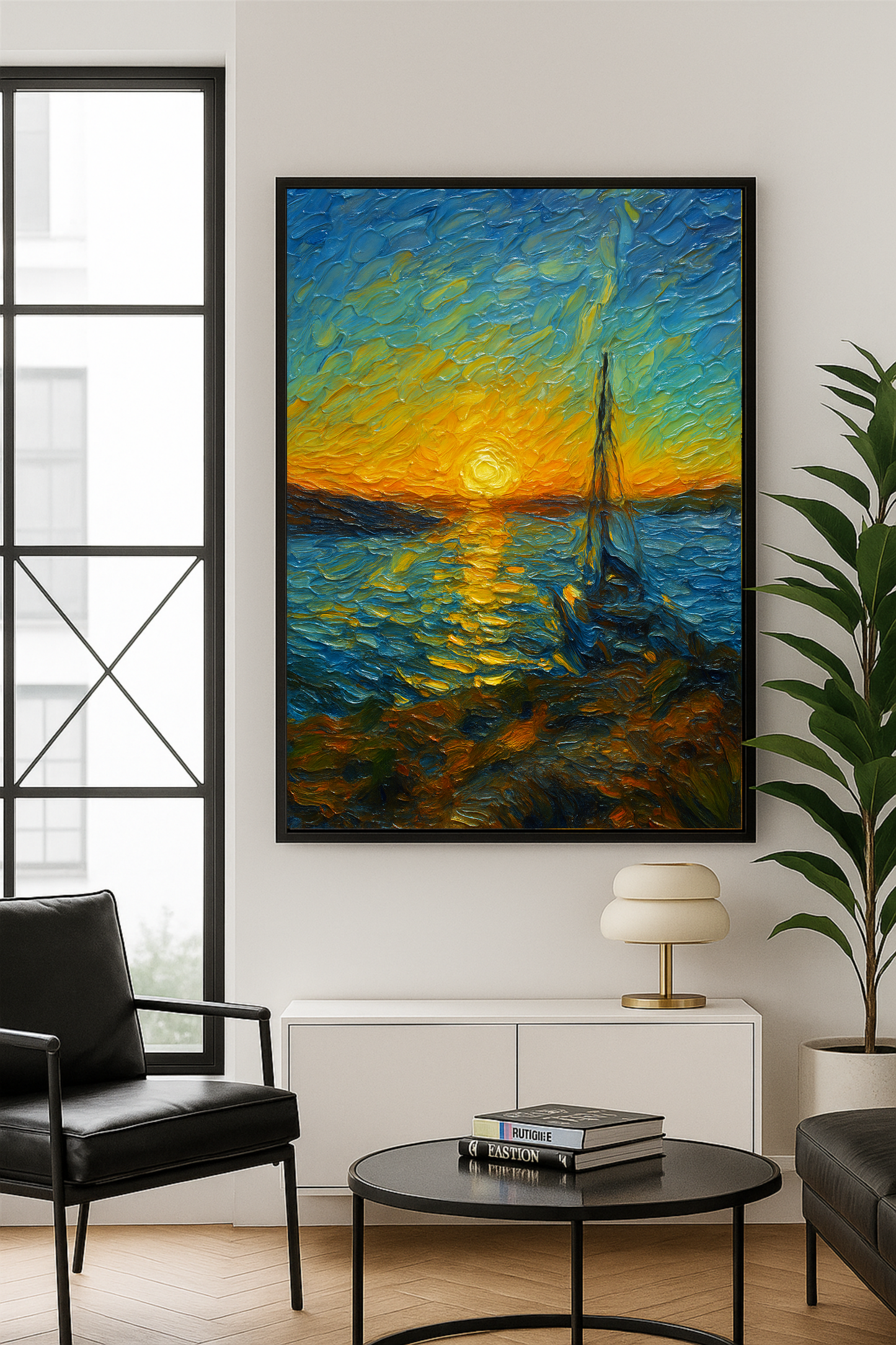 Blue Lagoon Malta - Wood Frame