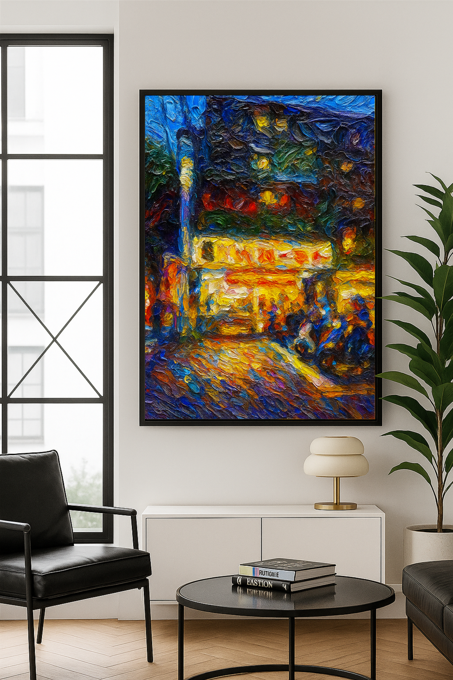 Taipei by Night - Wood Frame